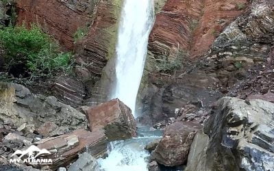 The Waterfall of Shengjergj and Mali me Gropa