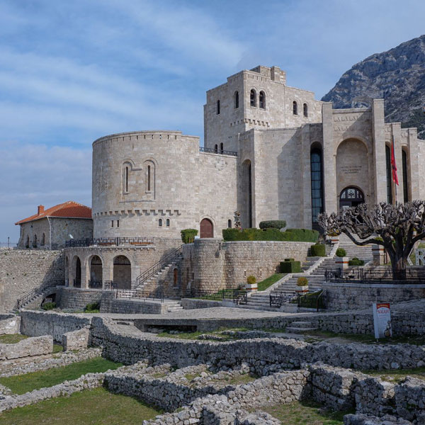 we will visit the historical city of Kruja, a crucial city of the story of Albania